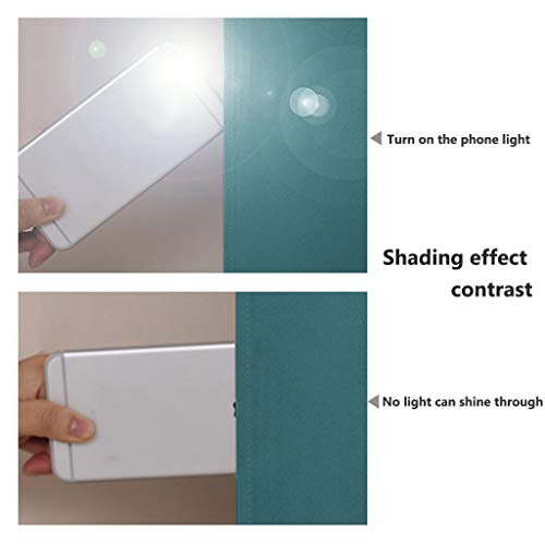 100% Blackout Curtains 108 inches Long, Noise Reduction Window Treatment Curtains, Thermal Insulated Energy Smart Drapes Draperies for Apartment Decor, Sea Teal, Set of 2, 52 inches Wide - view 3
