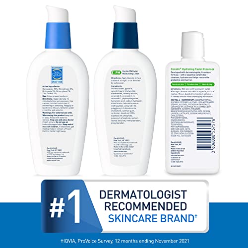 Skin Care Set, Face Wash + AM & PM Face Moisturizer, Travel Size - view 6