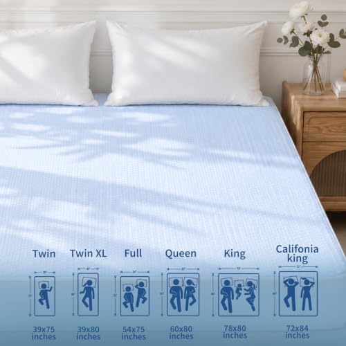 Waterproof Mattress Protector - Breathable Noiseless - Oeko-TEX Machine Washable - Fits 8-18" Deep Pockets Mattress Cover Cooling Queen - view 5
