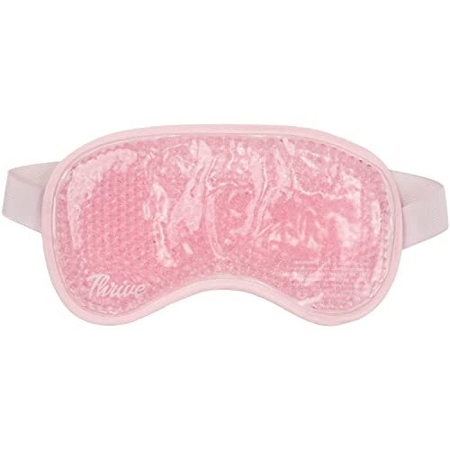 Gel Bead Eye Mask, Hot and Cold Therapy, Blush