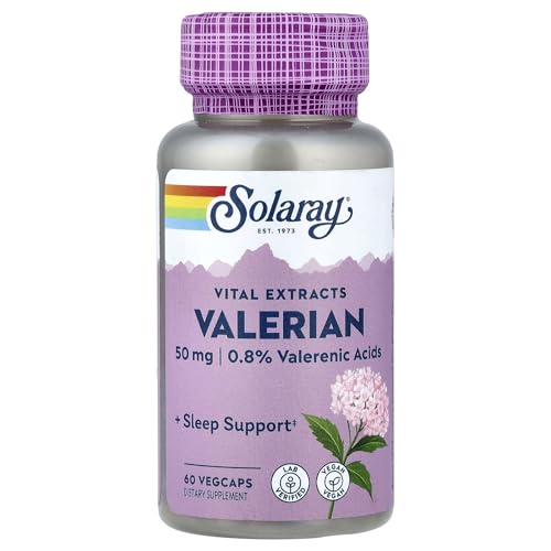 Valerian Root Extract Supplement 50 mg, 60 VegCaps
