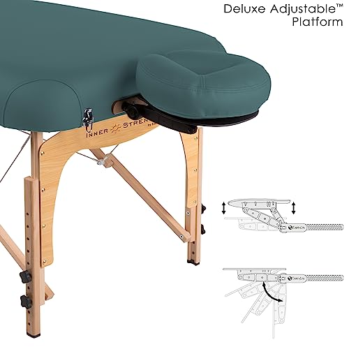 Portable Massage Table Package E2 - Full Reiki Massage Table Incl. Deluxe Adjustable Face Cradle, Pillow & Carry Case (30"x73") - view 3