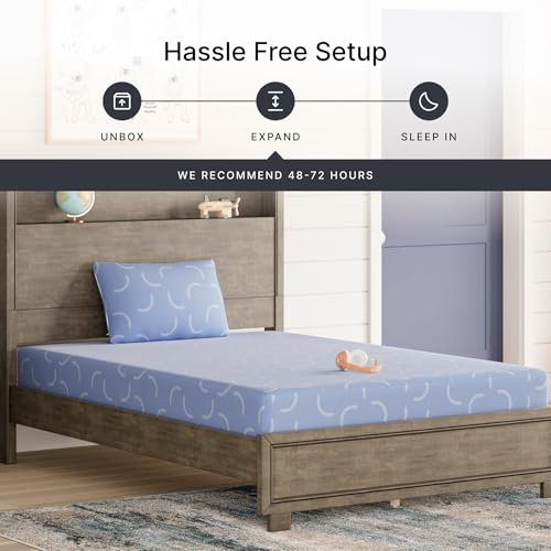 Kids Full Size Mattress and Pillow, Medium Firm - view 4