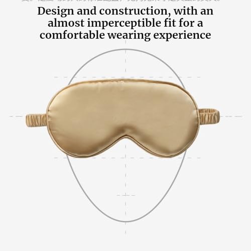 Satin Sleep Eye Mask Set, Light Blocking Shade with Scrunchie & Pouch - view 3