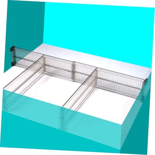 Expandable Black Plastic Drawer Organizer Divider, 2 Sets Locking - view 6