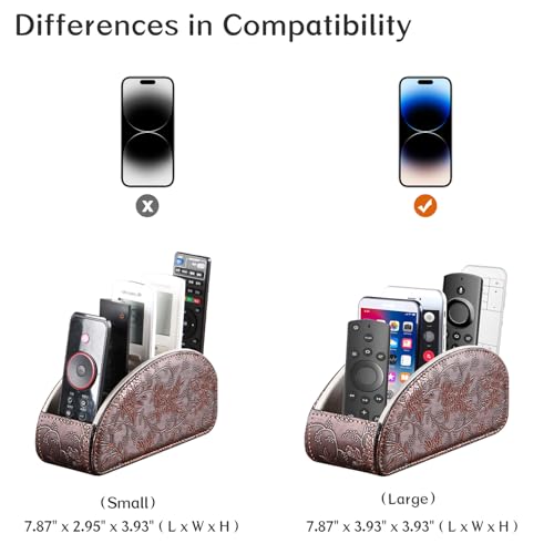 All-in-One TV Remote Holder/Caddy for Remote Conrtols with 5 Compartments - view 3