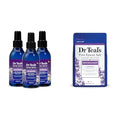 Sleep Spray with Melatonin & Essential Oil Blend (Pack of 3) & Epsom Salt Soaking Solution Soothe & Sleep Lavender 3lbs