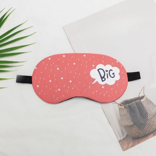 Gray Sleep Mask, Soft Adjustable Eye Cover for Sleeping Travel Nap Rest - view 3
