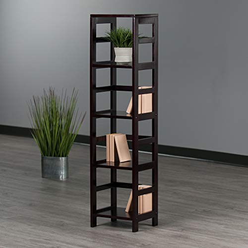 Leo Beech Wood 4-Tier Shelf, Espresso92514 - view 2
