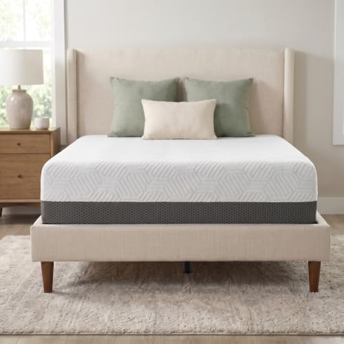Twin XL 12" Memory Foam Mattress – Plush Comfort | Cooling Gel-Infused Layer, Deep Pressure Relief, CertiPUR-US Certified | Fiberglass-Free Bed in a Box for Bedrooms, Dorms & Guest Rooms
