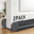 2 Pack Under Door Draft Stopper for Bottom of Door 36 in, Gray