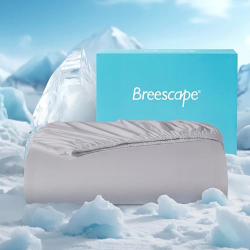 Queen Fitted Sheet Only, QMax>0.46 Cool, Deep Pocket, Gray