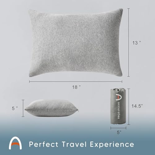 Camping Pillow, Shredded Memory Foam Compressible Travel Pillow - view 6