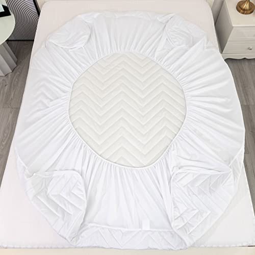 Quilted Waterproof RV Bunk Mattress Protector Pad - view 7