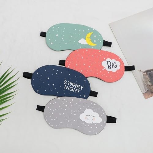 Gray Sleep Mask, Soft Adjustable Eye Cover for Sleeping Travel Nap Rest - view 4