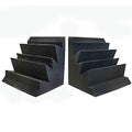 Set of 2 - Acoustic Foam Bass Trap Studio Soundproofing Corner Wall 12" x 12" x 12" - Color: Charcoal