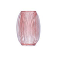 Leaf Stripes Clear Tumbler Cup Makeup Brush Toothbrush Holder for Bathroom, Vanity, Countertop, Desk and Bedside Table
