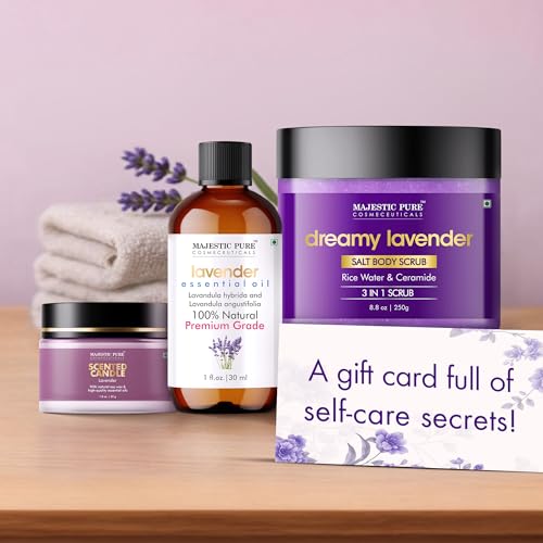 Lavender Essential Oil & Body Scrub Set - Pack of 3 - view 4