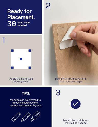 Sound Absorbing Panels, Acoustic Wall Panels, Sound Dampening, 6 Pack - view 6