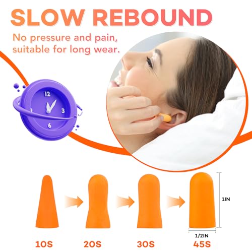 Ear Plugs, 250 Pairs Ear Plugs for Sleeping - view 2