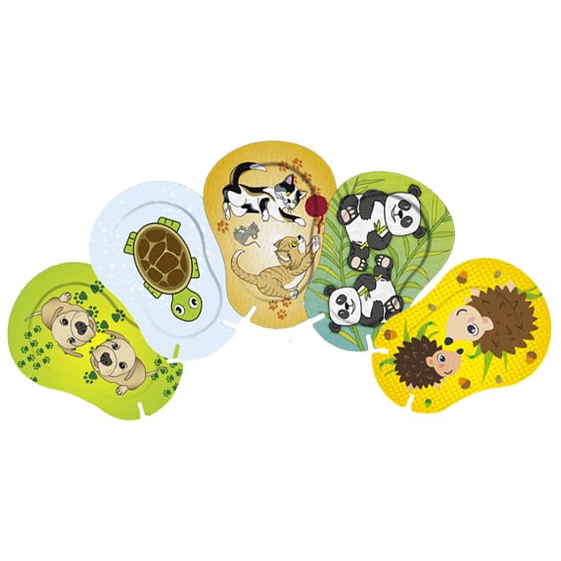 Adhesive Eye Patches, 50/bx, Fun Pack, Jr Size 0-2 yr - view 2