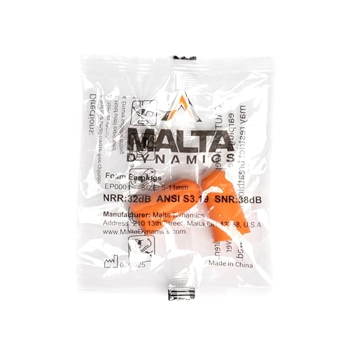 Foam Ear Plugs 200 Pairs – 32dB NRR Noise Cancelling Ear Plugs for Hearing Protection, Construction, Sleep, Concerts, Shooting, and More Individually Wrapped & Disposable Earplugs - view 6