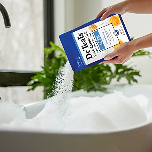 Epsom Salt Soaking Solution, Soften & Nourish with Milk and Honey, 48 Oz (Packaging May Vary) (Pack of 2) - view 7