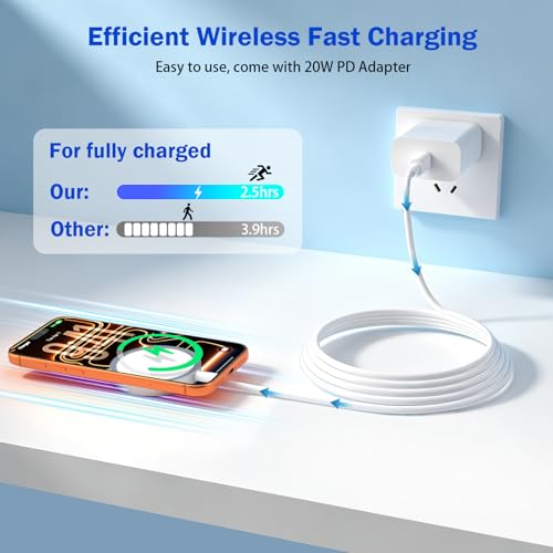 Apple MFi Certified iPhone Charger Apple Magsafe Charger, Wireless Charger - view 4