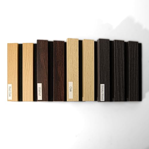 Wood Slat Wall Panels, 4-Pack Sample 48"×24" Sound Absorbing - view 4