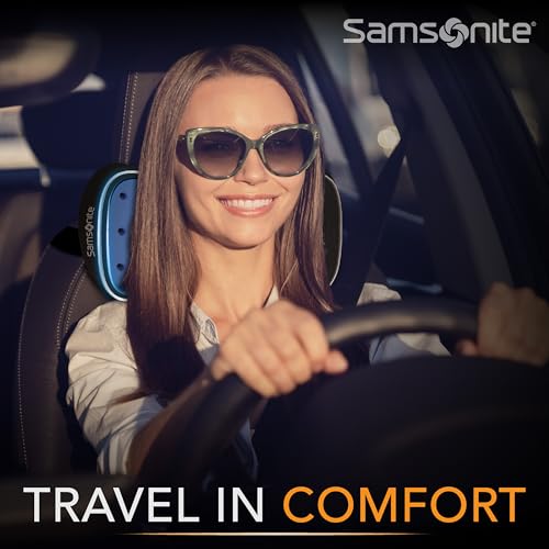Infused-Gel Car Neck Pillow with Airflow Memory Foam, Headrest Support Cushion for Driving, Universal - Fits Any Vehicle, Including SUVs and Trucks, Washable Cover, Black… - view 2