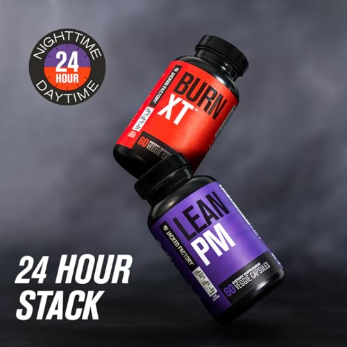 Burn-XT + Lean-PM Kit – 24-Hour Body Composition & Metabolism Support Stack – Day & Night Formula – 60 Count, 2 Pack - view 2