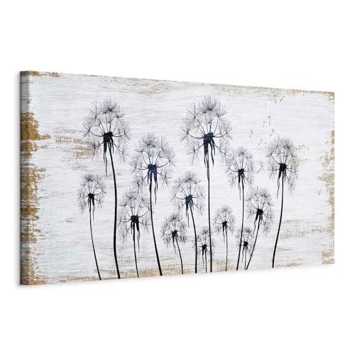 Acoustic Panels Canvas Wall Art Print, Office Dandelion 47x16 in