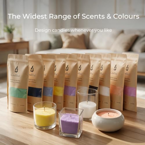 Fall Pearled Candle Sand with Wicks, 3.3 lb Lavender Sand Wax - view 6