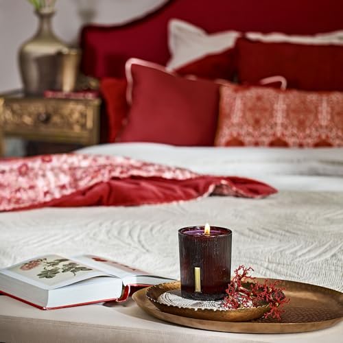 Scented Candle from The Ritual of Ayurveda - with Indian Rose and Sweet Almond Oil - Up to 50 Hours Burn Time - 290g - view 2