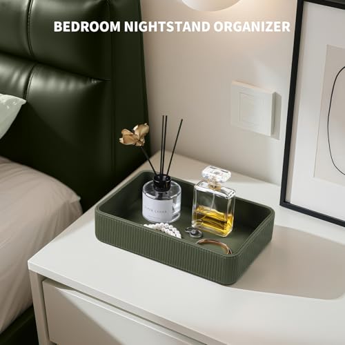 Valet Tray Organizer Bedside Nightstand Organizer Desk CatchallTray - view 2