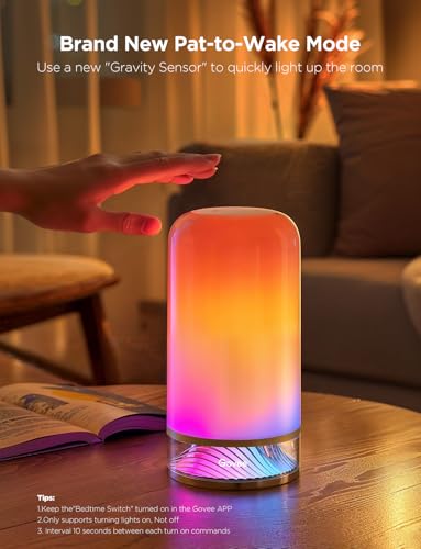 Govee RGBIC Smart Table Lamp 2, Touch Bedside Small Table Lamp (Corded) - view 5