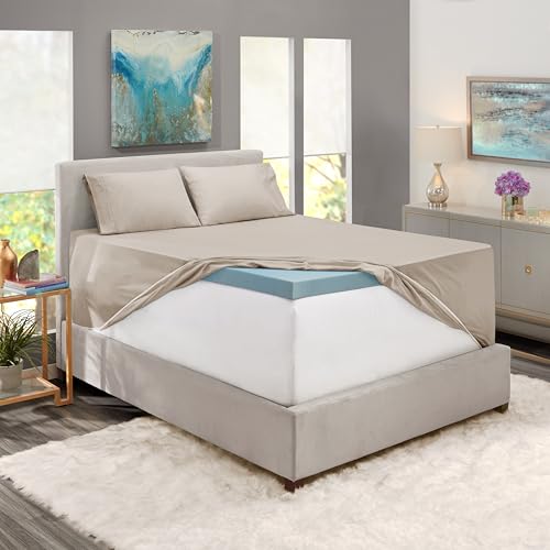 Extra Deep Pocket Sheet Sets, Luxury Soft 6 Piece Bed Sheet Set Fits Mattress 18-24 Inches - Split King Size, Linen - view 5