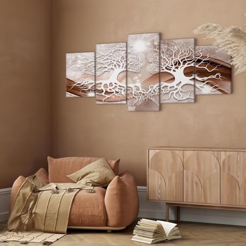 Acoustic Panels Canvas Wall Art Print, Office Tree Woman 90x45 in - view 4