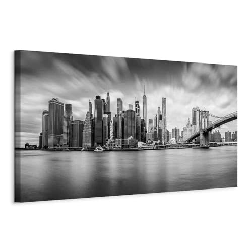 Acoustic Panels Canvas Wall Art Print, Office New York 47x16 in