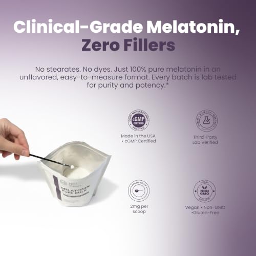 Melatonin Powder Bulk Sleep Aid (20g, 10,000 Doses) - view 4