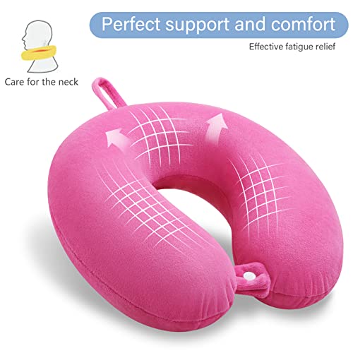 Travel Neck Pillow Memory Foam U Shape Airplane Pillow Deep Powder - view 4