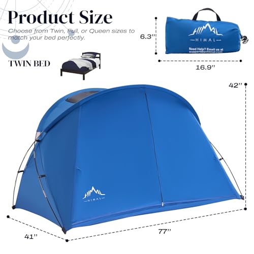 Bed Tent Canopy, Twin, Blackout Portable Sleep Tent - view 2