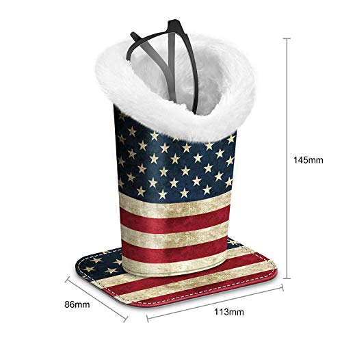 Plush Lined Eyeglasses Holder, Glasses Stand Case For Nightstand - view 2