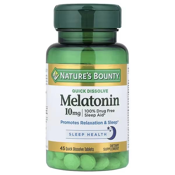 Melatonin Quick Dissolve Tablet, 45 Count (Pack of 2) - view 4
