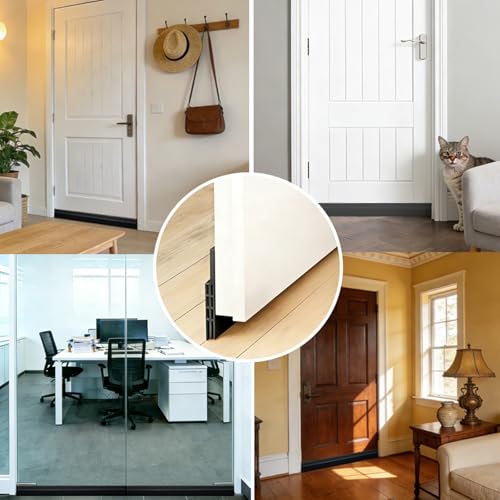 Door Draft Stopper for Bottom of Door, 78 inch Door Sweep Weather Stripping - view 7