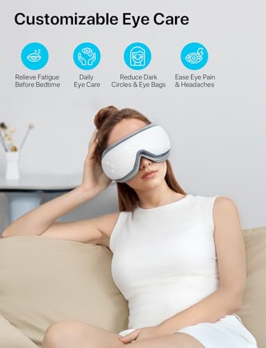 Eye Massager with Heat,Heated Massage Eye Mask - view 2