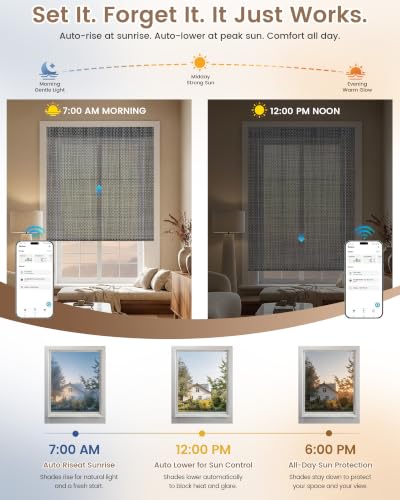 Motorized Blinds with Remote - Motorized Sunscreen Solar Shades - view 5