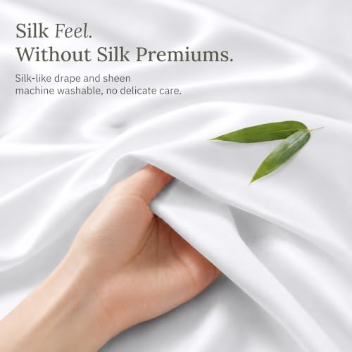 100% Viscose from Bamboo Sheets King, White - view 5
