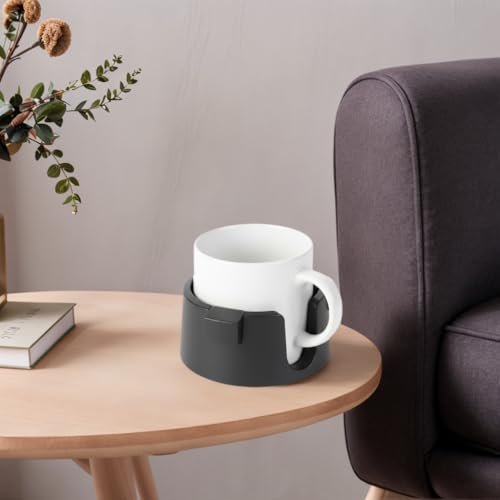 Desk Cup Holder for Bedside Nightstand - Universal Anti-Spill Adjustable Drink Caddy with 3M Adhesive, Anti-Tip Base Pet-Proof Cup Holder for Home Office, Bed, Desk - Multi-Purpose Drink Organizer - view 5