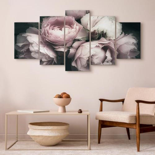 Acoustic Panels Canvas Wall Art Print Flowers Roses Rose 40x20 in - view 4